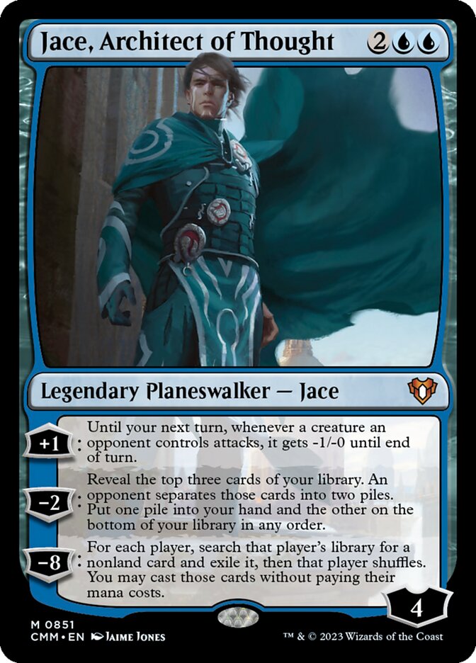 Jace, Architect of Thought 851/451 (Commander Masters)  | Good Games Morley