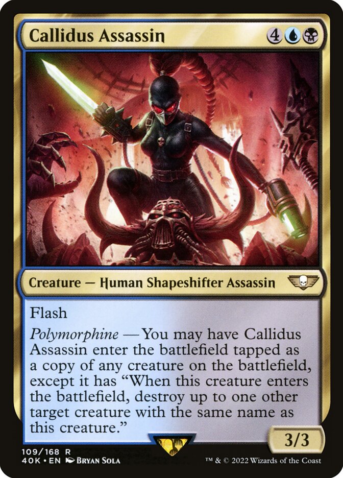 Callidus Assassin 109 (Universes Beyond: Warhammer 40,000)  | Good Games Morley