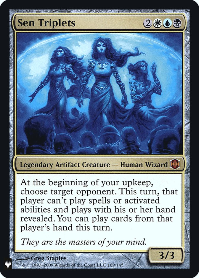 Sen Triplets ARB-109/5075 (The List Reprints)  - Foil | Good Games Morley
