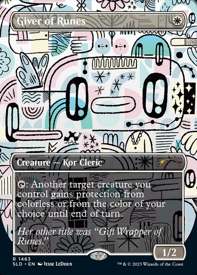 Giver of Runes 1463 (Secret Lair Drop Series)  - Borderless | Good Games Morley