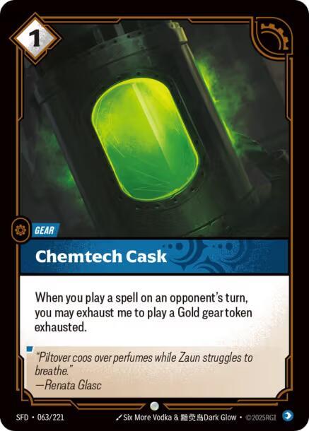 Chemtech Cask 63/221 (Spiritforged)  - Foil | Good Games Morley
