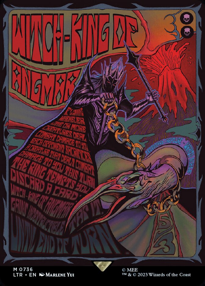 Witch-king of Angmar 736 (Universes Beyond: The Lord of the Rings: Tales of Middle-earth)  - Borderless Poster Foil | Good Games Morley