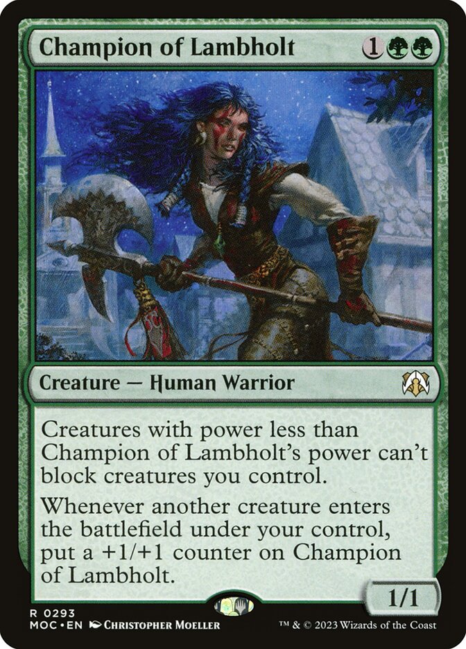 Champion of Lambholt 293/444 (Commander: March of the Machine)  | Good Games Morley