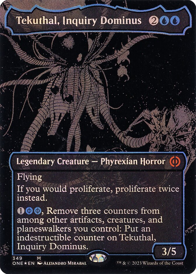 Tekuthal, Inquiry Dominus 349/271 (Phyrexia: All Will Be One)  - Oil Slick Foil | Good Games Morley