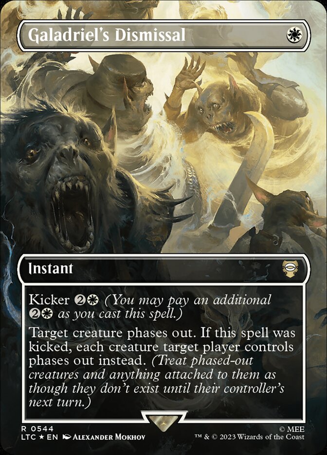Galadriel's Dismissal 544 (Commander: The Lord of the Rings: Tales of Middle-earth)  - Borderless Surge Foil | Good Games Morley