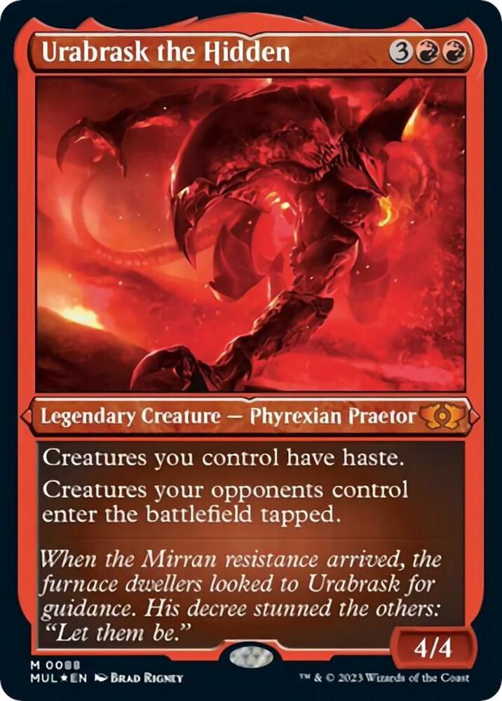 Urabrask the Hidden 88/65 (March of the Machine: Multiverse Legends)  - Etched Foil | Good Games Morley