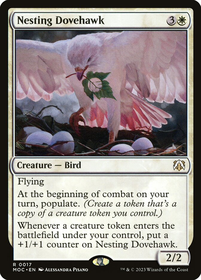 Nesting Dovehawk 17/444 (Commander: March of the Machine)  | Good Games Morley