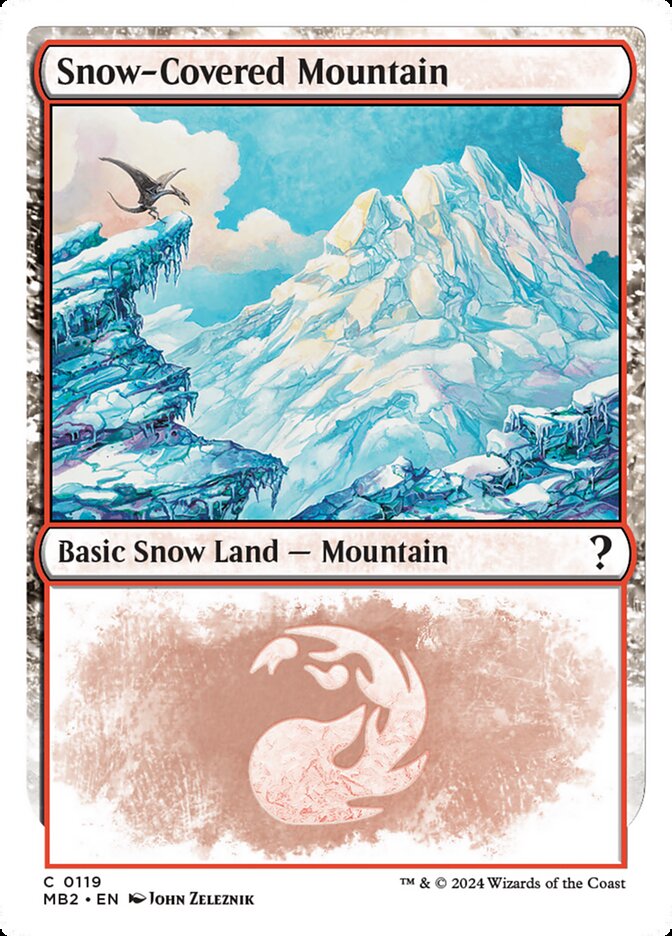 Snow-Covered Mountain 119/390 (Mystery Booster 2)  | Good Games Morley