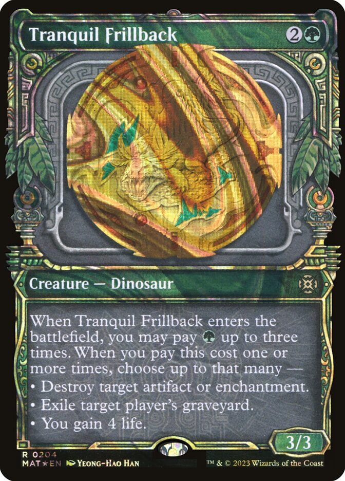 Tranquil Frillback 204/50 (March of the Machine: The Aftermath)  - Showcase Halo Foil | Good Games Morley