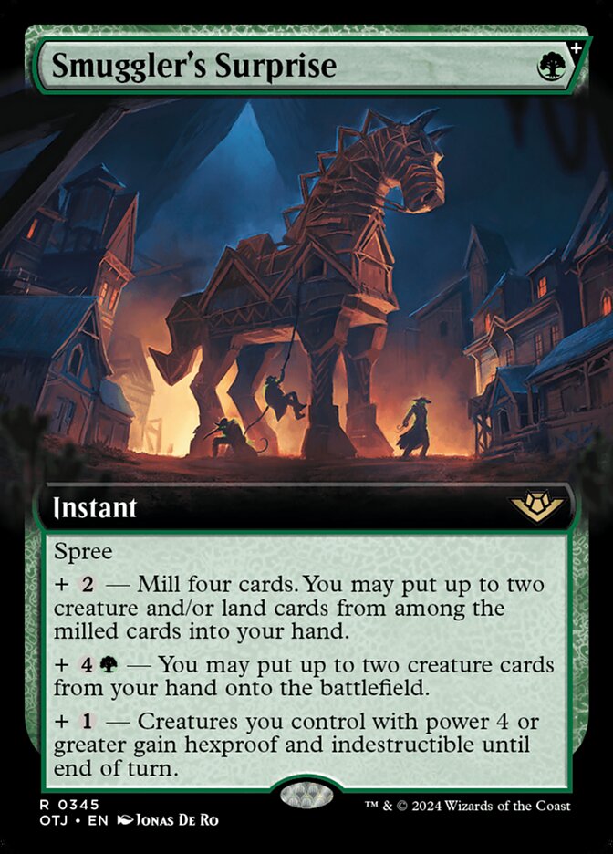 Smuggler's Surprise 345 (Outlaws of Thunder Junction)  - Extended Art Foil | Good Games Morley