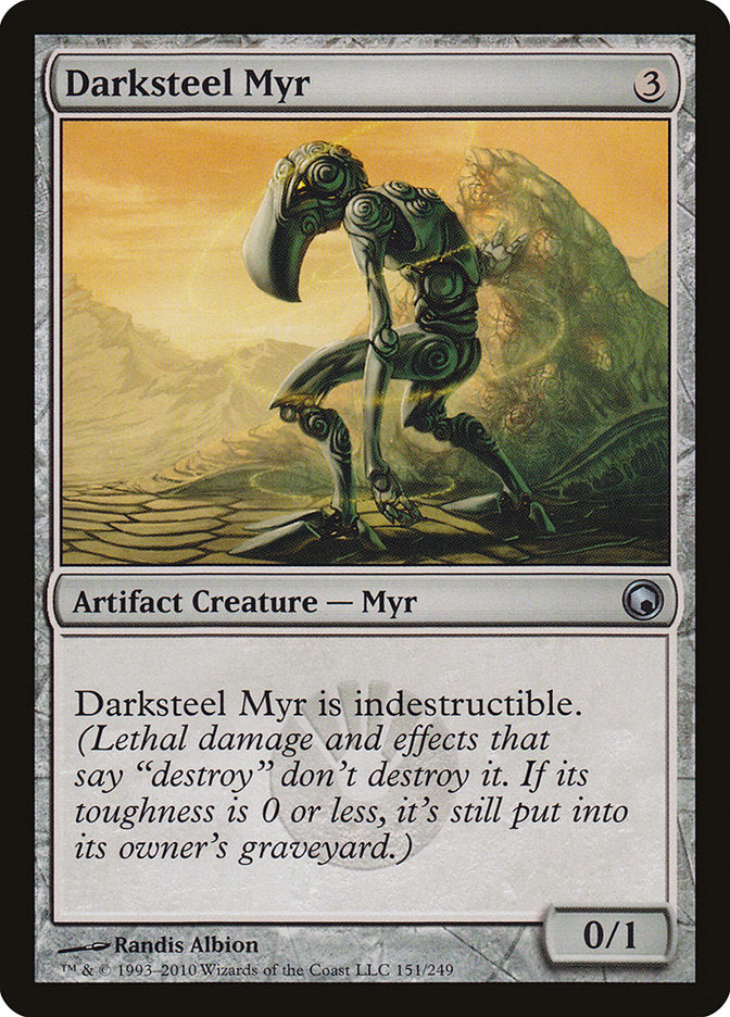 Darksteel Myr 151/249 (Scars of Mirrodin)  | Good Games Morley