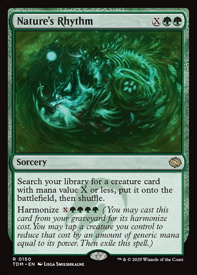 Nature's Rhythm 150/291 (Tarkir: Dragonstorm)  - Foil | Good Games Morley