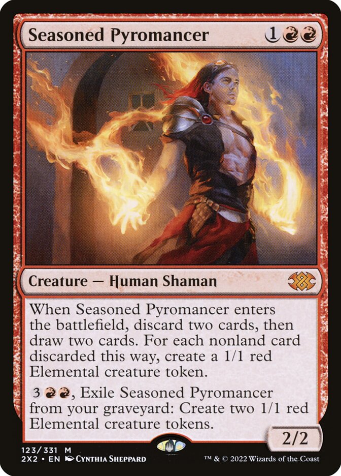 Seasoned Pyromancer 123 (Double Masters 2022)  - Foil | Good Games Morley