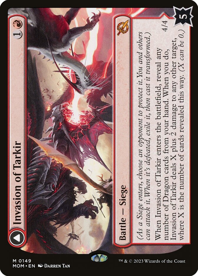 Invasion of Tarkir // Defiant Thundermaw 149/291 (March of the Machine)  - Foil | Good Games Morley