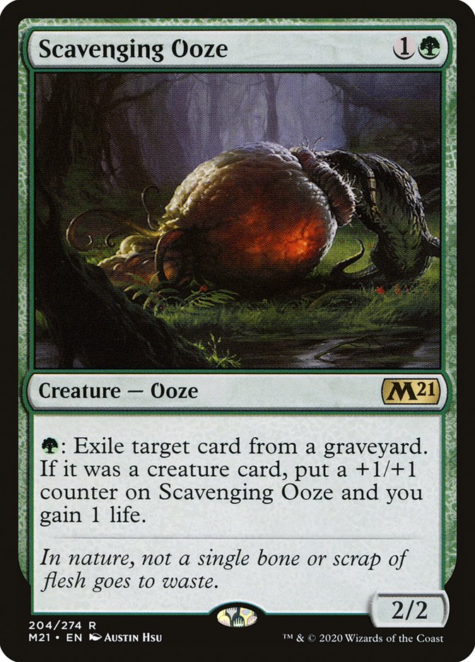 Scavenging Ooze 204 (Core Set 2021)  | Good Games Morley