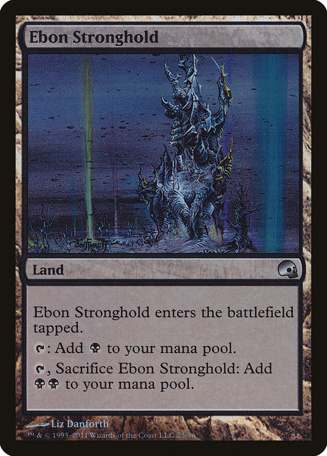 Ebon Stronghold 25/50 (Premium Deck Series: Graveborn)  - Foil | Good Games Morley