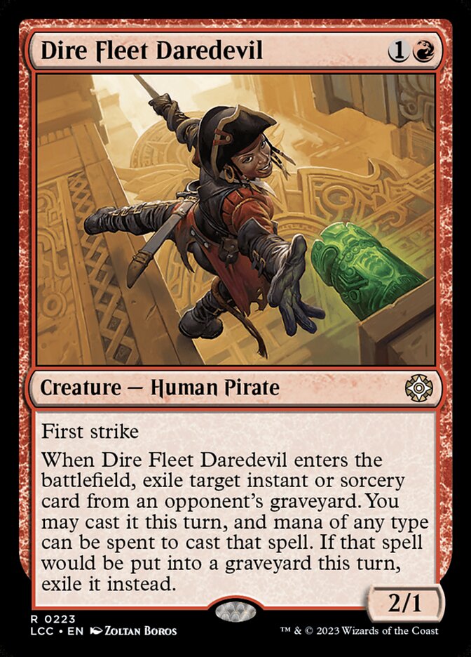 Dire Fleet Daredevil 223/370 (Commander: The Lost Caverns of Ixalan)  | Good Games Morley