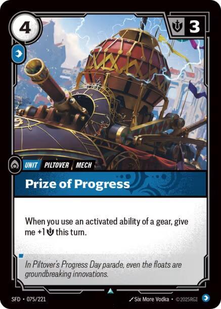 Prize of Progress 75/221 (Spiritforged)  - Foil | Good Games Morley