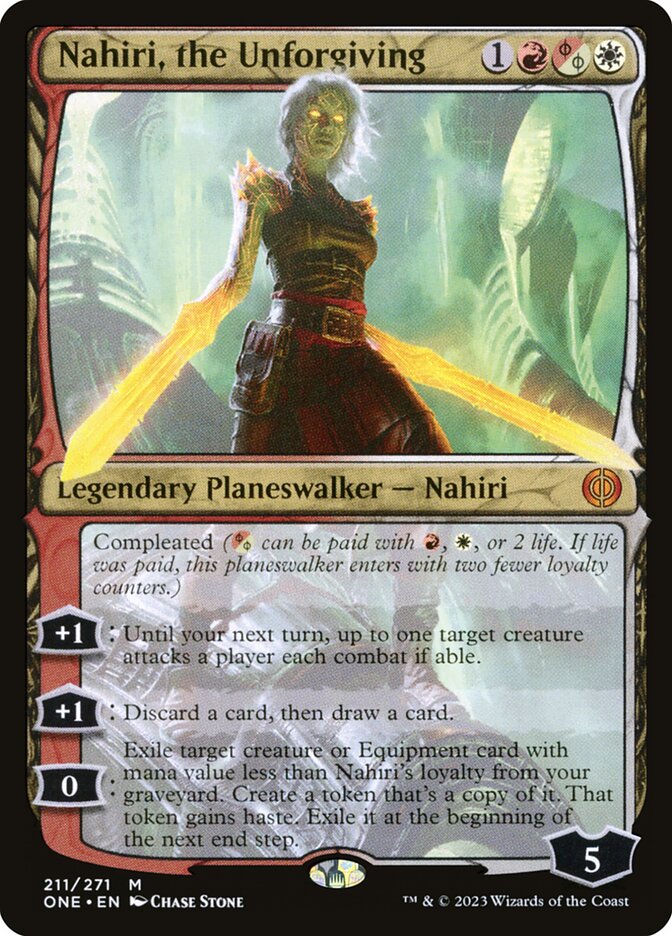 Nahiri, the Unforgiving 211/271 (Phyrexia: All Will Be One)  - Foil | Good Games Morley