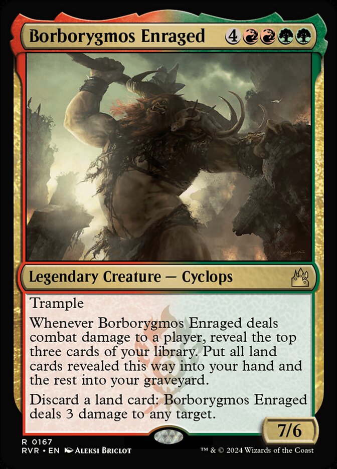 Borborygmos Enraged 167/291 (Ravnica Remastered)  | Good Games Morley