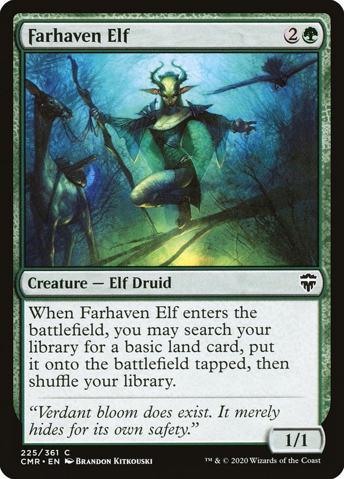 Farhaven Elf 225/361 (Commander Legends)  | Good Games Morley