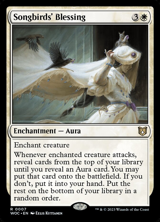 Songbirds' Blessing 7 (Commander: Wilds of Eldraine)  | Good Games Morley