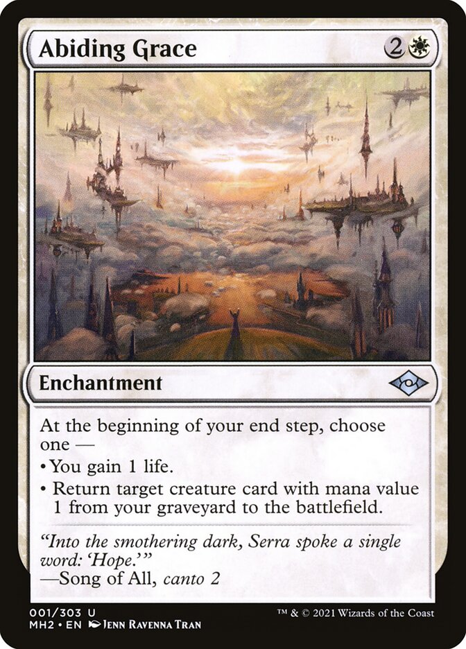 Abiding Grace 1 (Modern Horizons 2)  - Foil | Good Games Morley