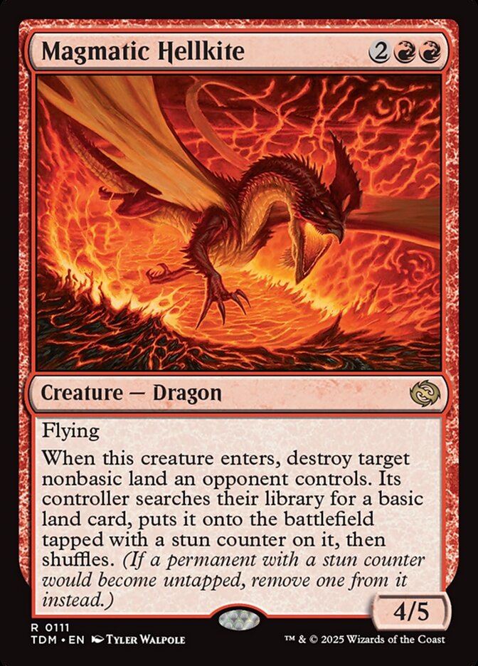 Magmatic Hellkite 111/291 (Tarkir: Dragonstorm)  | Good Games Morley