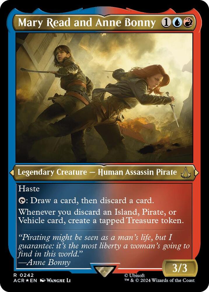 Mary Read and Anne Bonny 242 (Universes Beyond: Assassin's Creed)  - Etched Foil | Good Games Morley