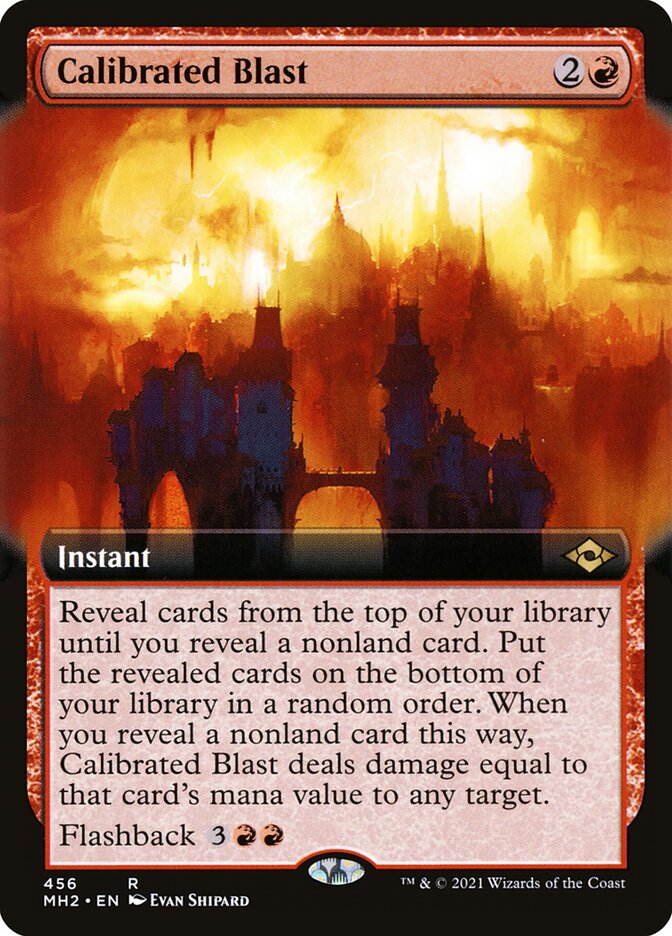 Calibrated Blast 456 (Modern Horizons 2)  - Foil | Good Games Morley