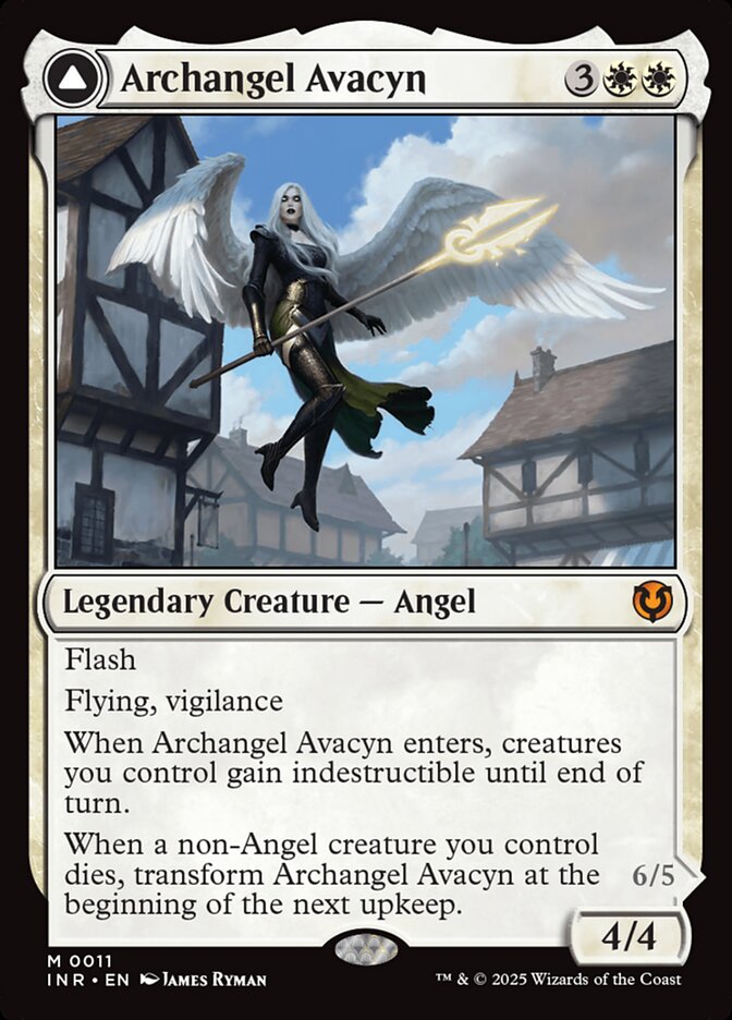Archangel Avacyn // Avacyn, the Purifier 11/287 (Innistrad Remastered)  | Good Games Morley