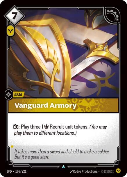 Vanguard Armory 168/221 (Spiritforged)  - Foil | Good Games Morley
