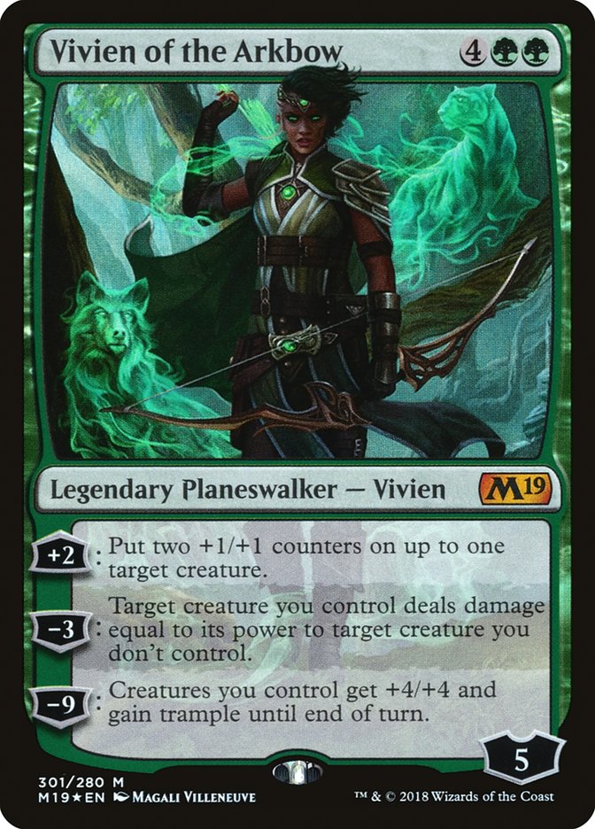 Vivien of the Arkbow 301/280 (Core Set 2019)  - Foil | Good Games Morley