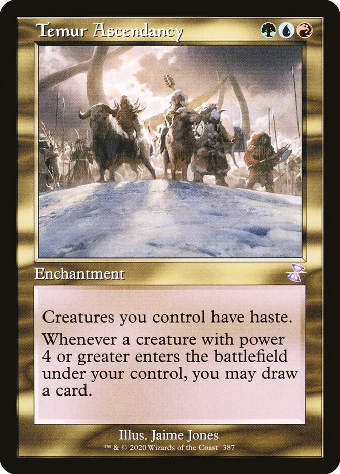 Temur Ascendancy 387/289 (Time Spiral: Remastered)  - Foil | Good Games Morley