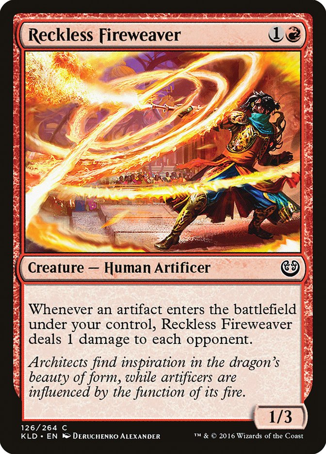 Reckless Fireweaver 126 (Kaladesh)  | Good Games Morley