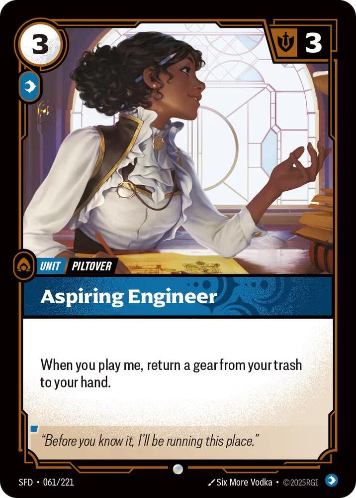 Aspiring Engineer 61/221 (Spiritforged)  - Foil | Good Games Morley