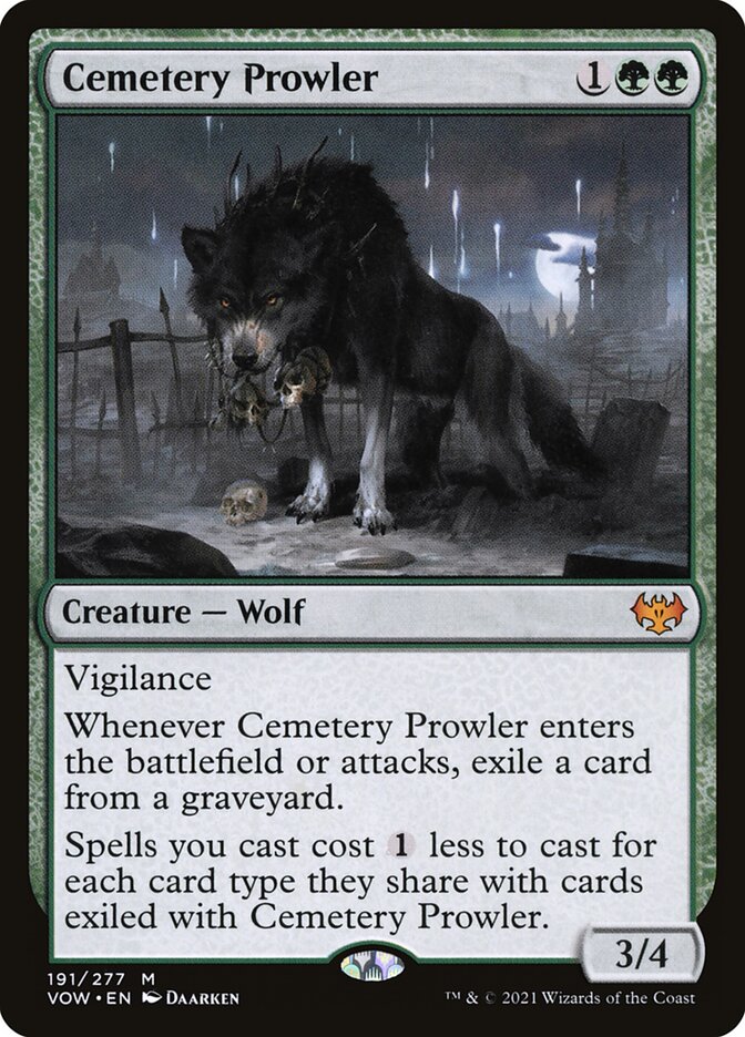 Cemetery Prowler 191 (Innistrad: Crimson Vow)  | Good Games Morley
