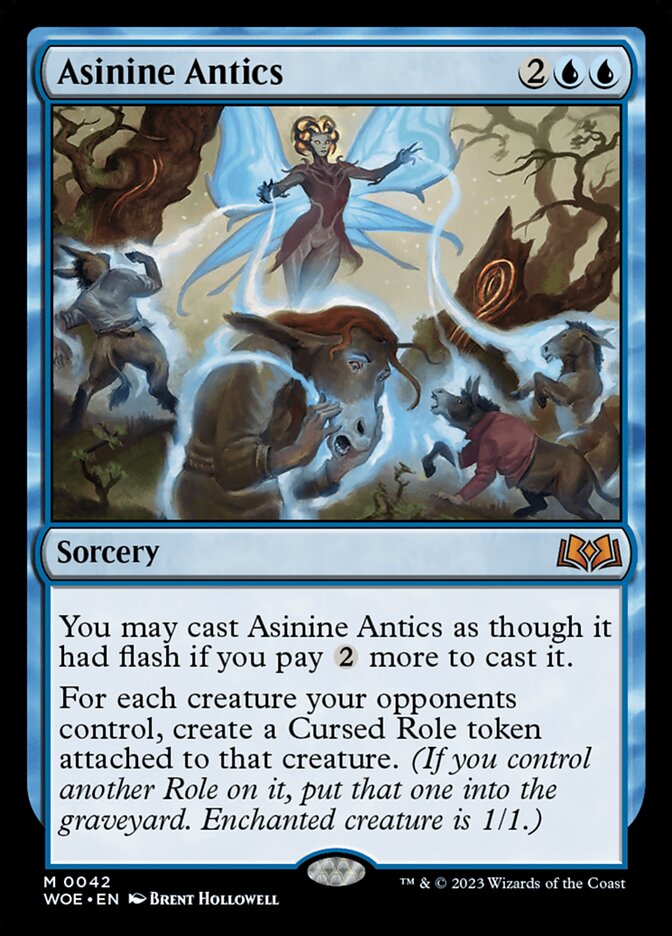 Asinine Antics 42/276 (Wilds of Eldraine)  - Foil | Good Games Morley