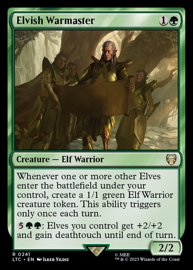 Elvish Warmaster 241/347 (Commander: The Lord of the Rings: Tales of Middle-earth)  | Good Games Morley