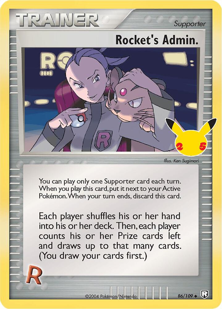 Rockets Admin 86/109 (Celebrations: Classic Collection)  - Holofoil | Good Games Morley