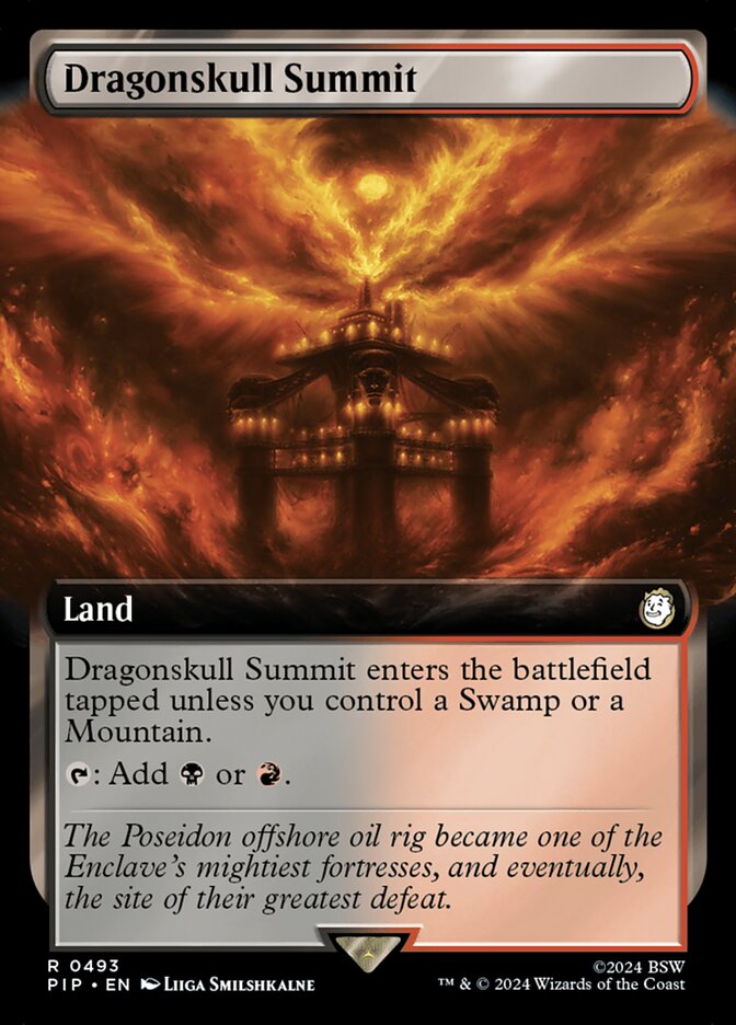 Dragonskull Summit 493/326 (Universes Beyond: Fallout)  - Extended Art Foil | Good Games Morley