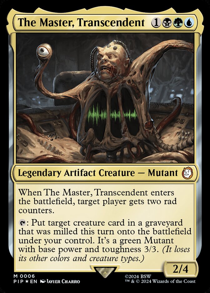The Master, Transcendent 6 (Universes Beyond: Fallout)  - Foil | Good Games Morley