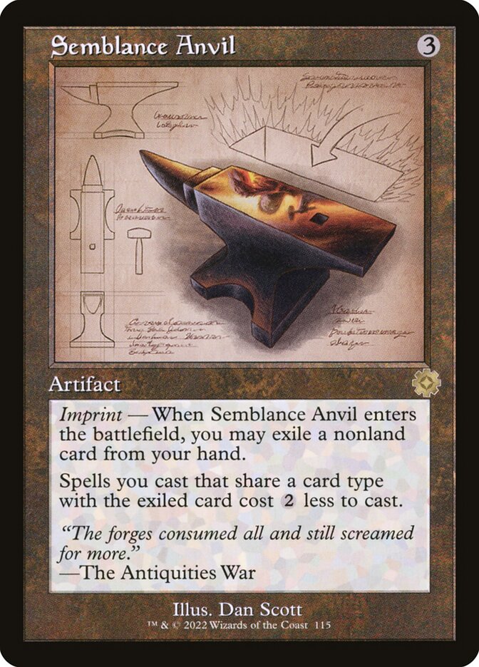 Semblance Anvil 115/63 (The Brothers' War: Retro Frame Artifacts)  - Foil | Good Games Morley