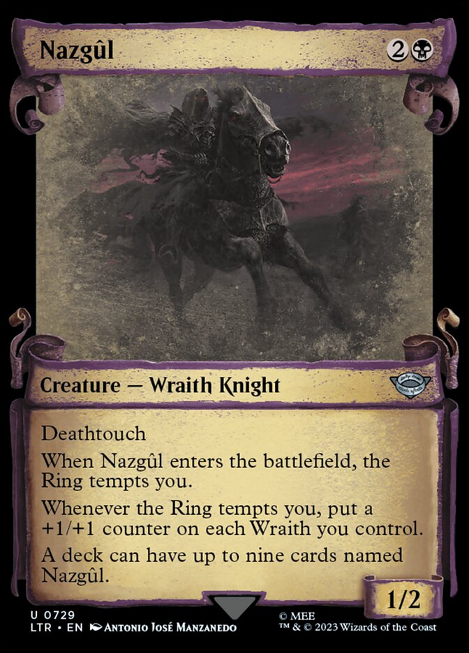 Nazgûl 729 (Universes Beyond: The Lord of the Rings: Tales of Middle-earth)  - Showcase Scroll | Good Games Morley