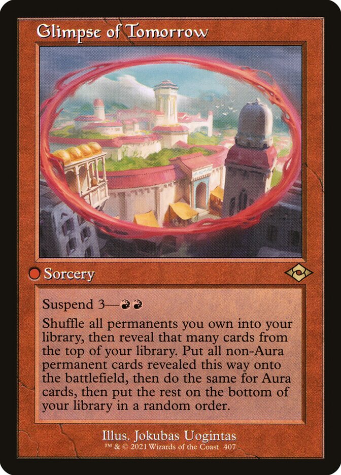 Glimpse of Tomorrow Retro Frame 407 (Modern Horizons 2)  - Foil | Good Games Morley