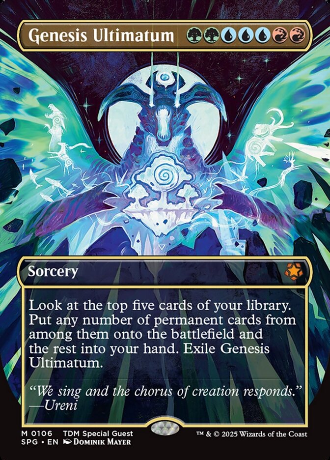 Genesis Ultimatum 106/0 (Special Guests)  - Borderless Foil | Good Games Morley