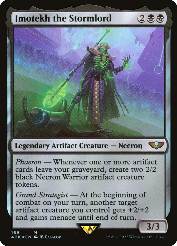 Imotekh the Stormlord 169/617 (Universes Beyond: Warhammer 40,000)  - Foil | Good Games Morley