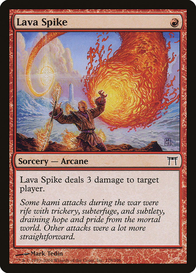 Lava Spike 178/306 (Champions of Kamigawa)  | Good Games Morley