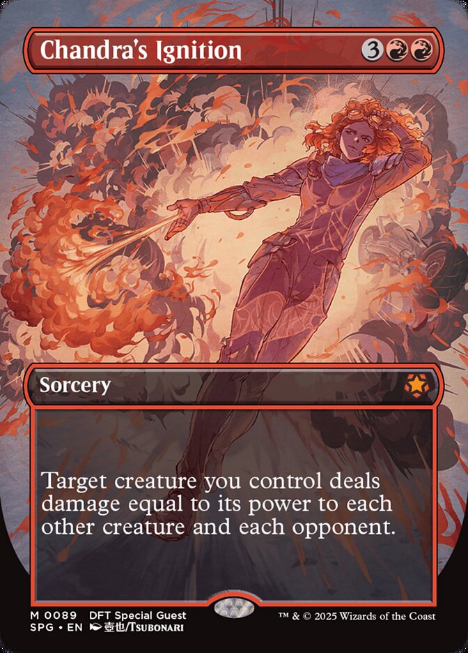 Chandra's Ignition 89 (Special Guests)  - Borderless Foil | Good Games Morley