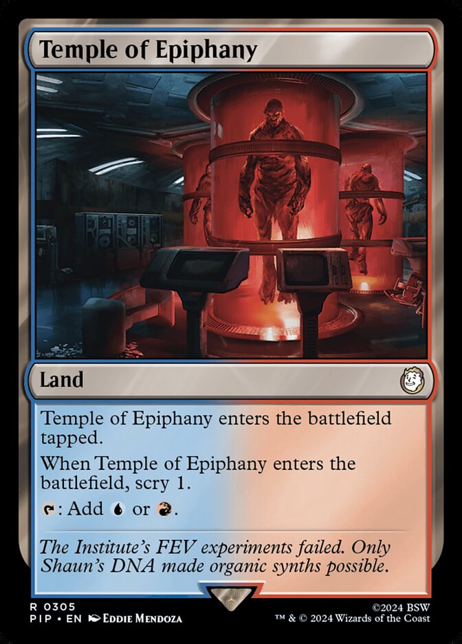 Temple of Epiphany 305/326 (Universes Beyond: Fallout)  | Good Games Morley